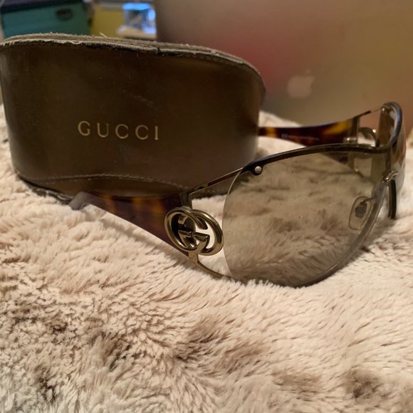 Gucci Accessories - Gucci Tortoise Sunglasses with Case